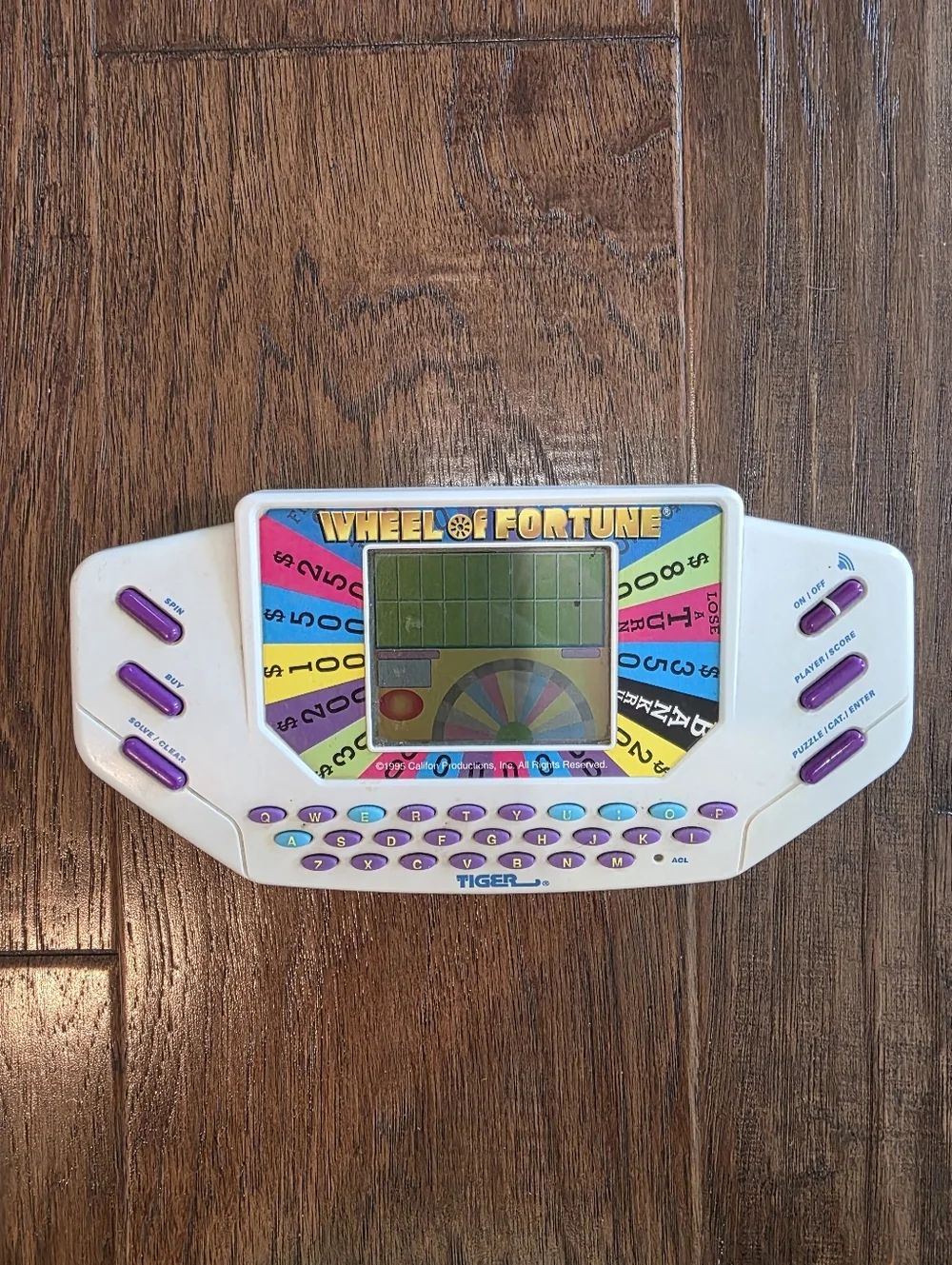 Tiger Electronics vintage wheel
